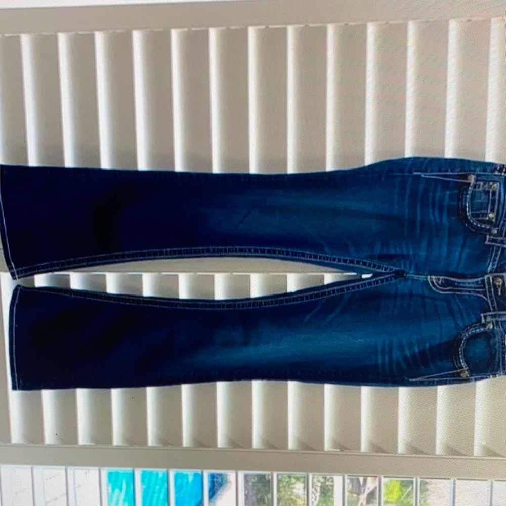 Miss me bootcut jeans heavily decorated